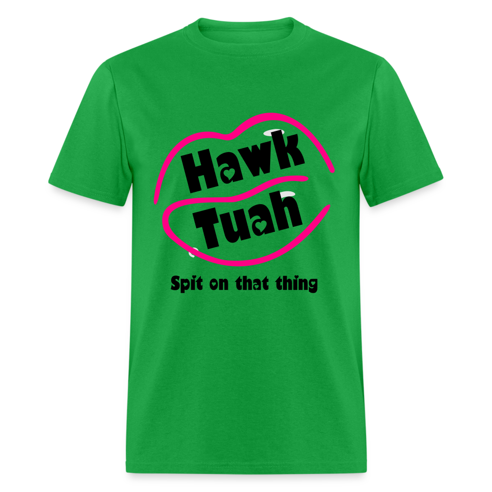 Hawk Tuah T-Shirt (Spit on that Thing) - bright green