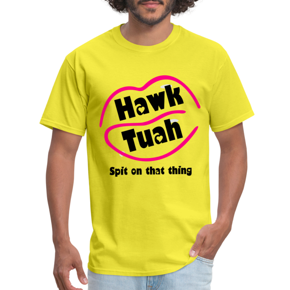 Hawk Tuah T-Shirt (Spit on that Thing) - yellow