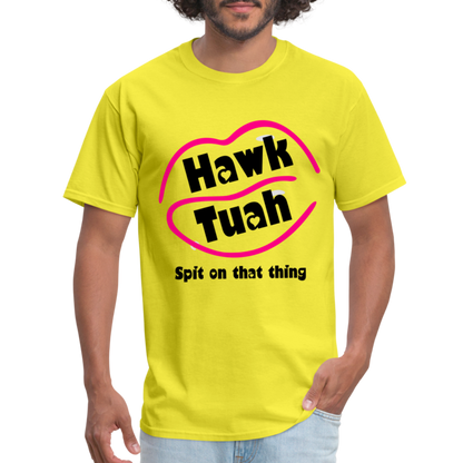 Hawk Tuah T-Shirt (Spit on that Thing) - yellow