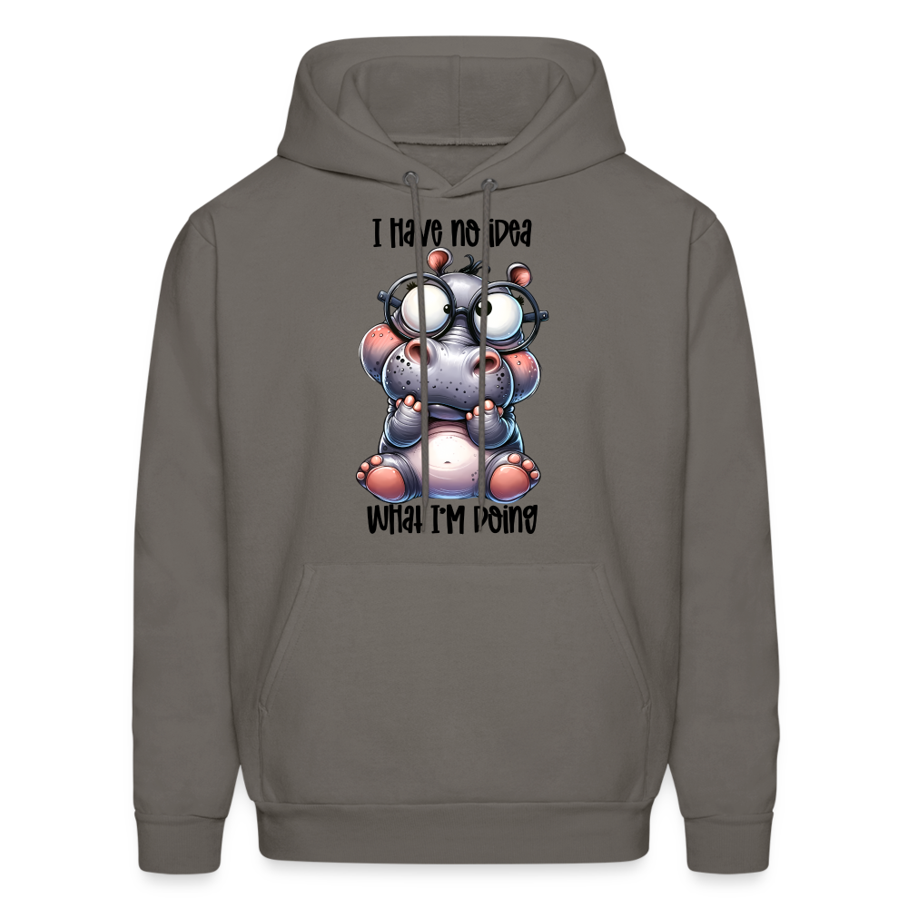 I Have No Idea What I'm Doing Hoodie - asphalt gray