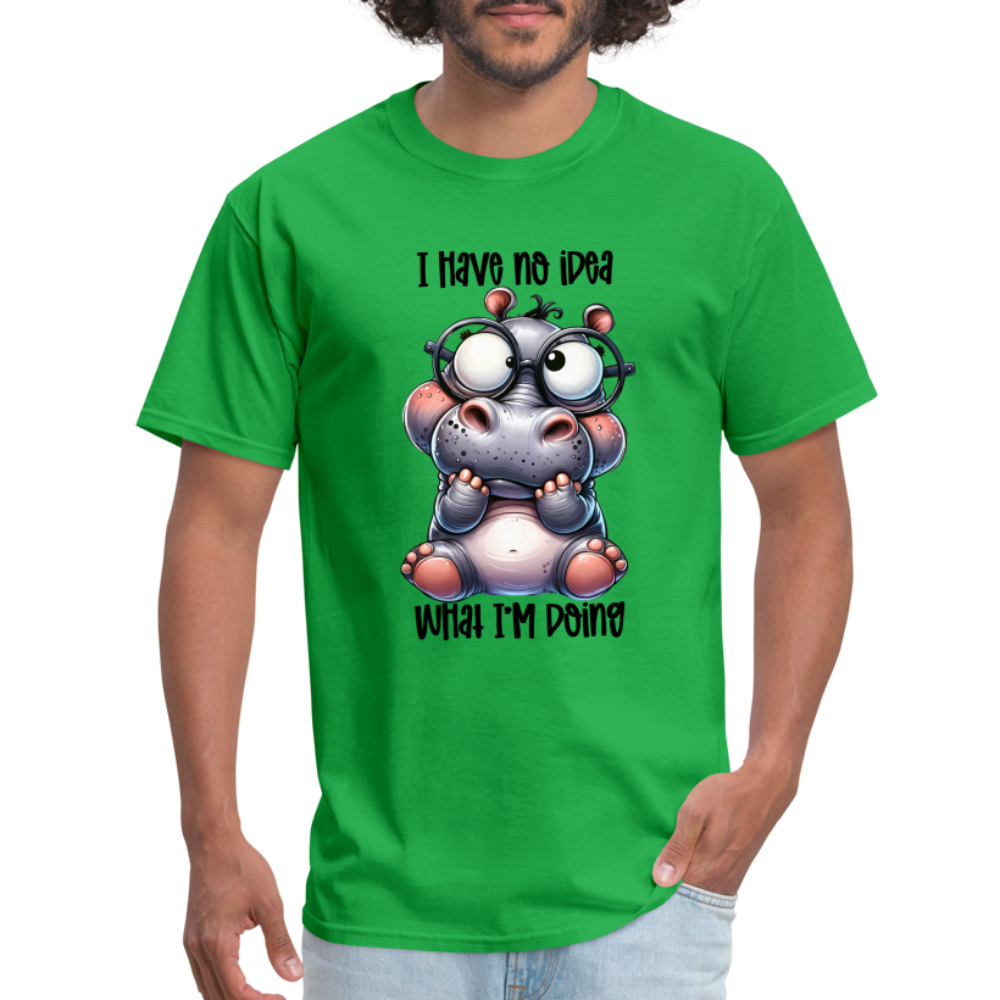 I Have No Idea What I'm Doing T-Shirt - bright green