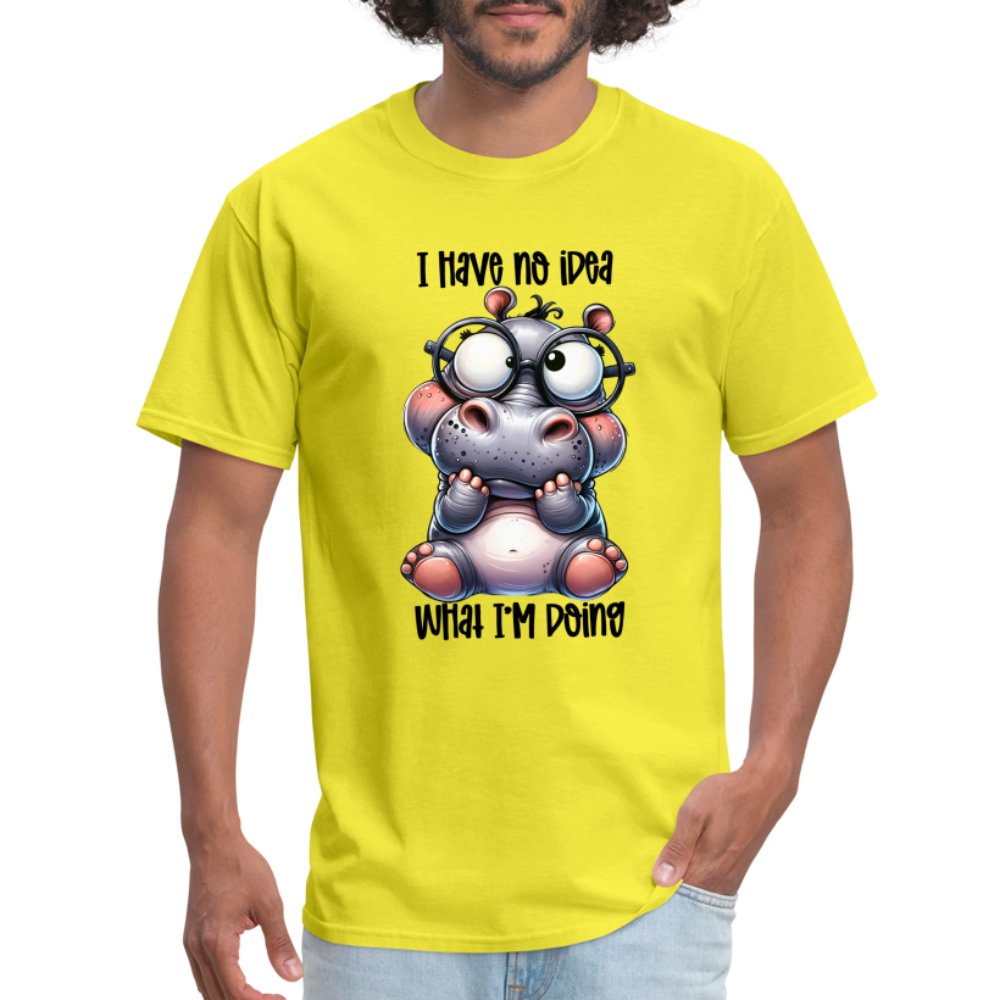 I Have No Idea What I'm Doing T-Shirt - yellow