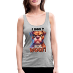 I Don't Give a Woof (Grump Dog with Attitude) Women’s Premium Tank Top