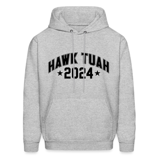 Hawk Tuah Hoodie (2024) - heather gray