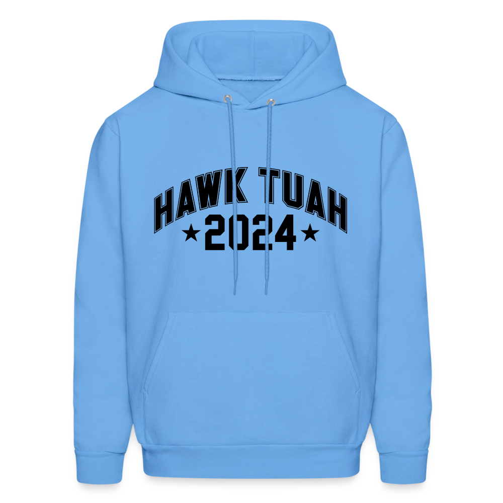 Hawk Tuah Hoodie (2024) - carolina blue