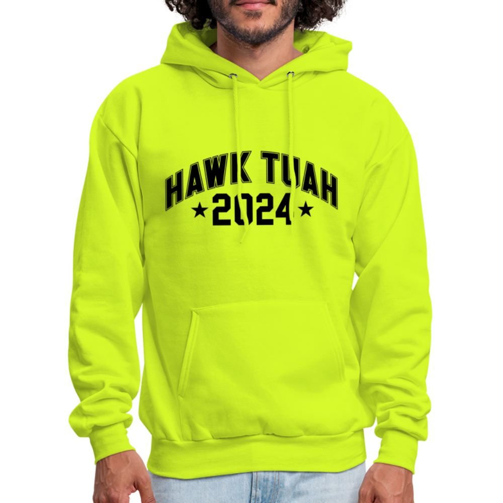 Hawk Tuah Hoodie (2024) - safety green