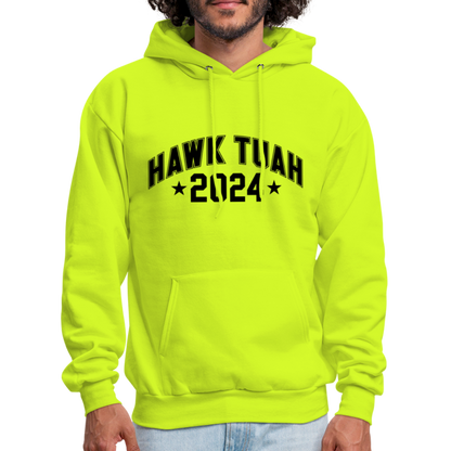 Hawk Tuah Hoodie (2024) - safety green