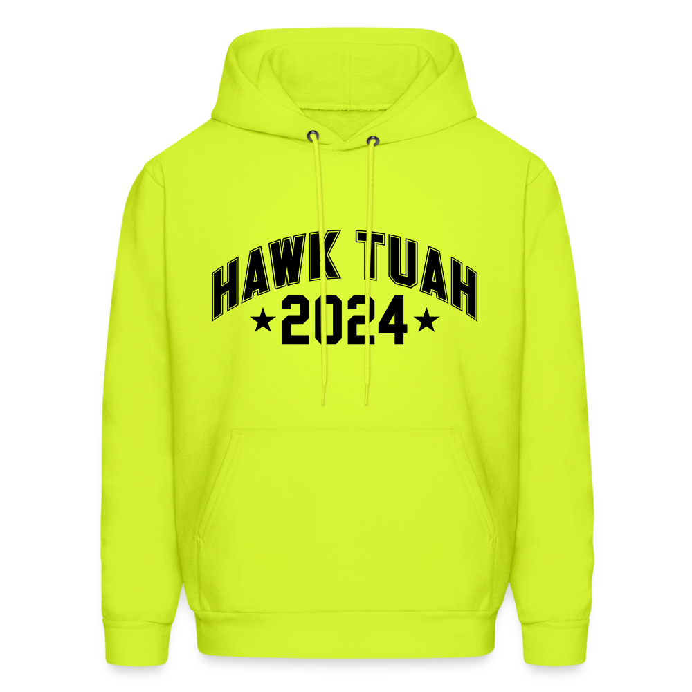 Hawk Tuah Hoodie (2024) - safety green