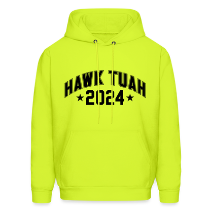 Hawk Tuah Hoodie (2024) - safety green