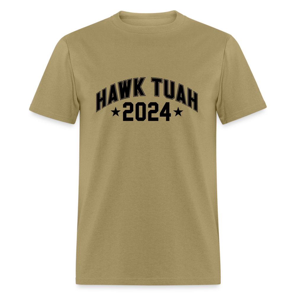 Hawk Tuah T-Shirt (2024) - khaki