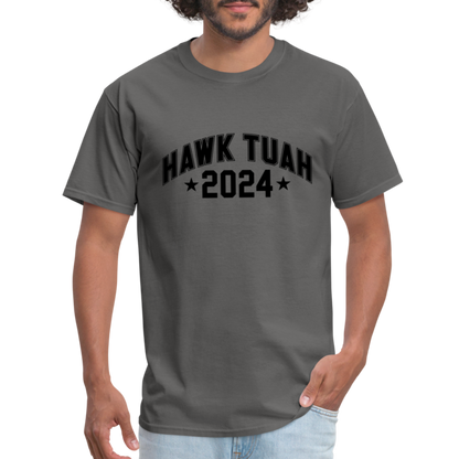 Hawk Tuah T-Shirt (2024) - charcoal