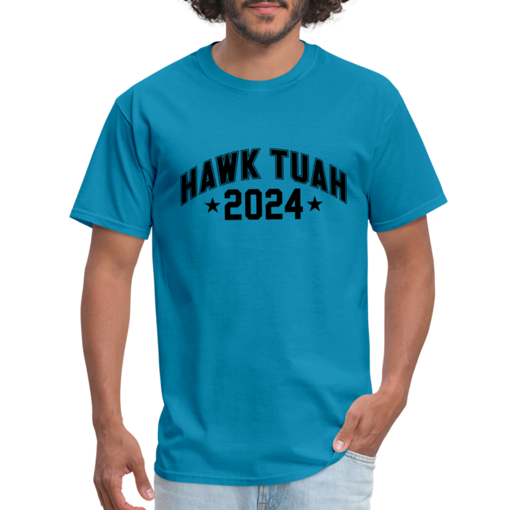 Hawk Tuah T-Shirt (2024) - turquoise