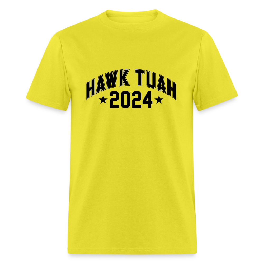 Hawk Tuah T-Shirt (2024) - yellow