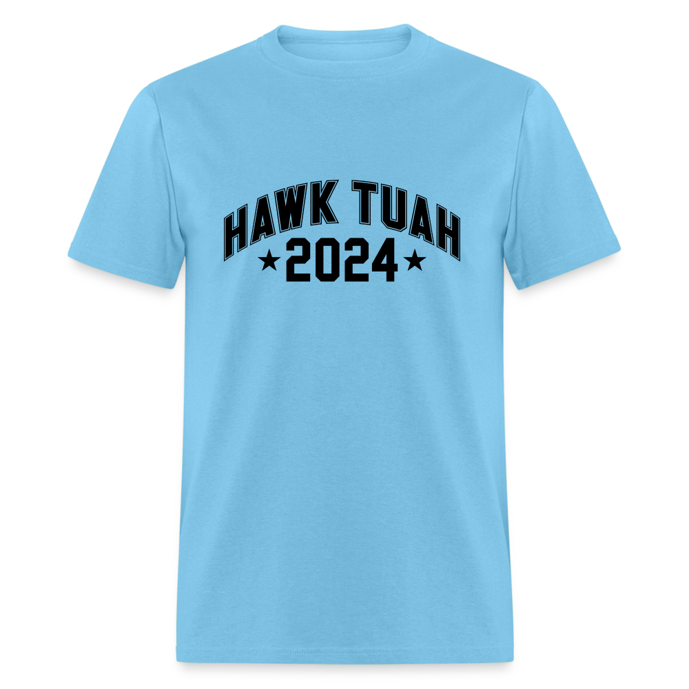 Hawk Tuah T-Shirt (2024) - aquatic blue