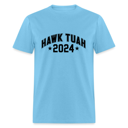 Hawk Tuah T-Shirt (2024) - aquatic blue