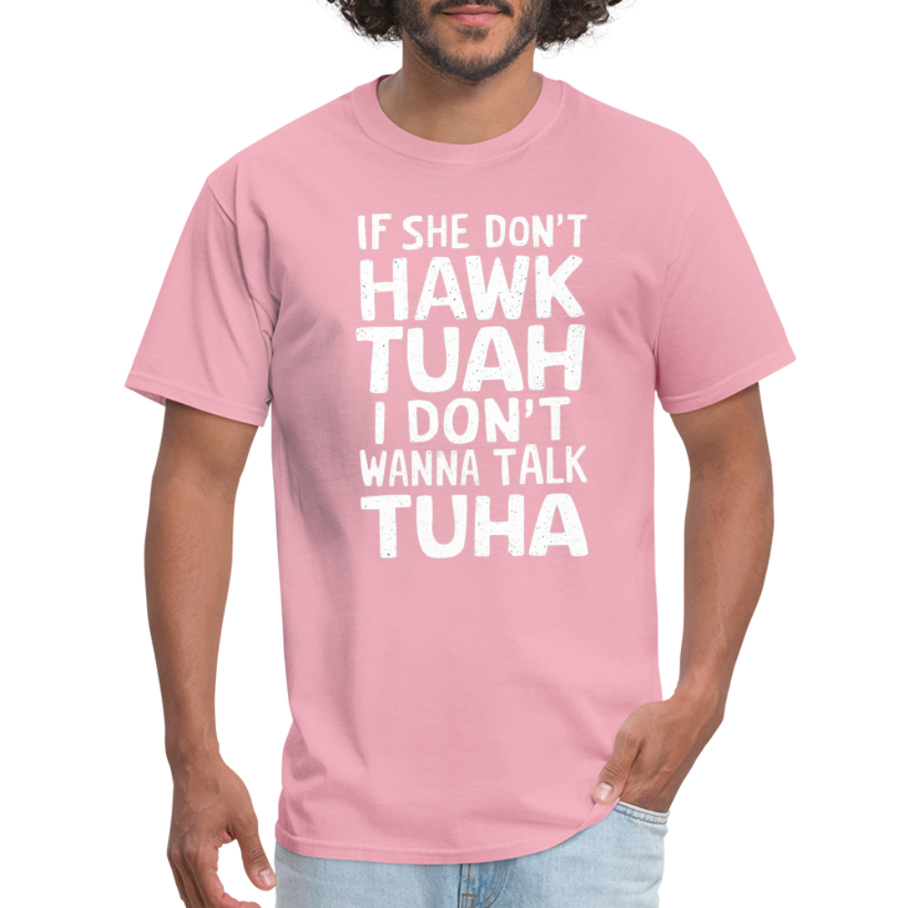 Hawk Tuah Talk Tuha T-Shirt - pink