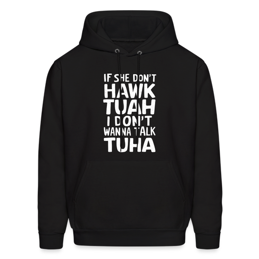 Hawk Tuah Talk Tuha Hoodie - black