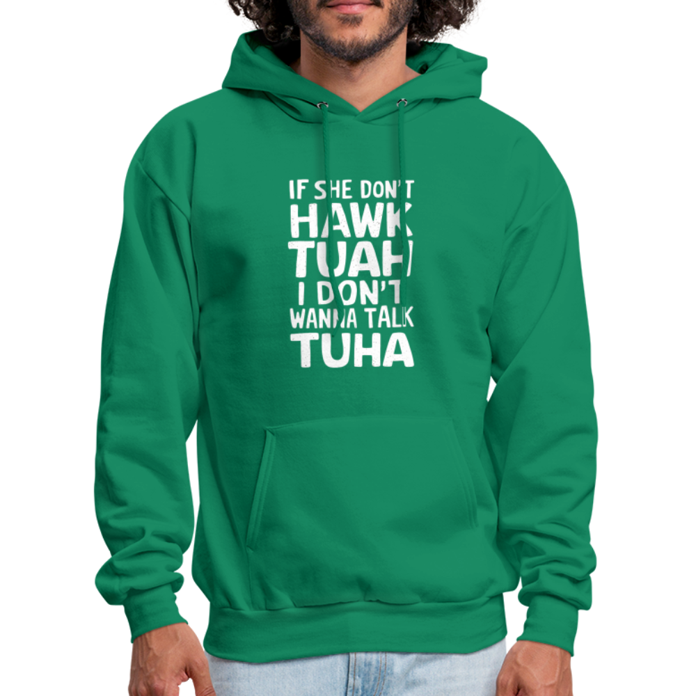 Hawk Tuah Talk Tuha Hoodie - kelly green