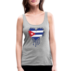 Heart of Cuba Flag Women’s Premium Tank Top