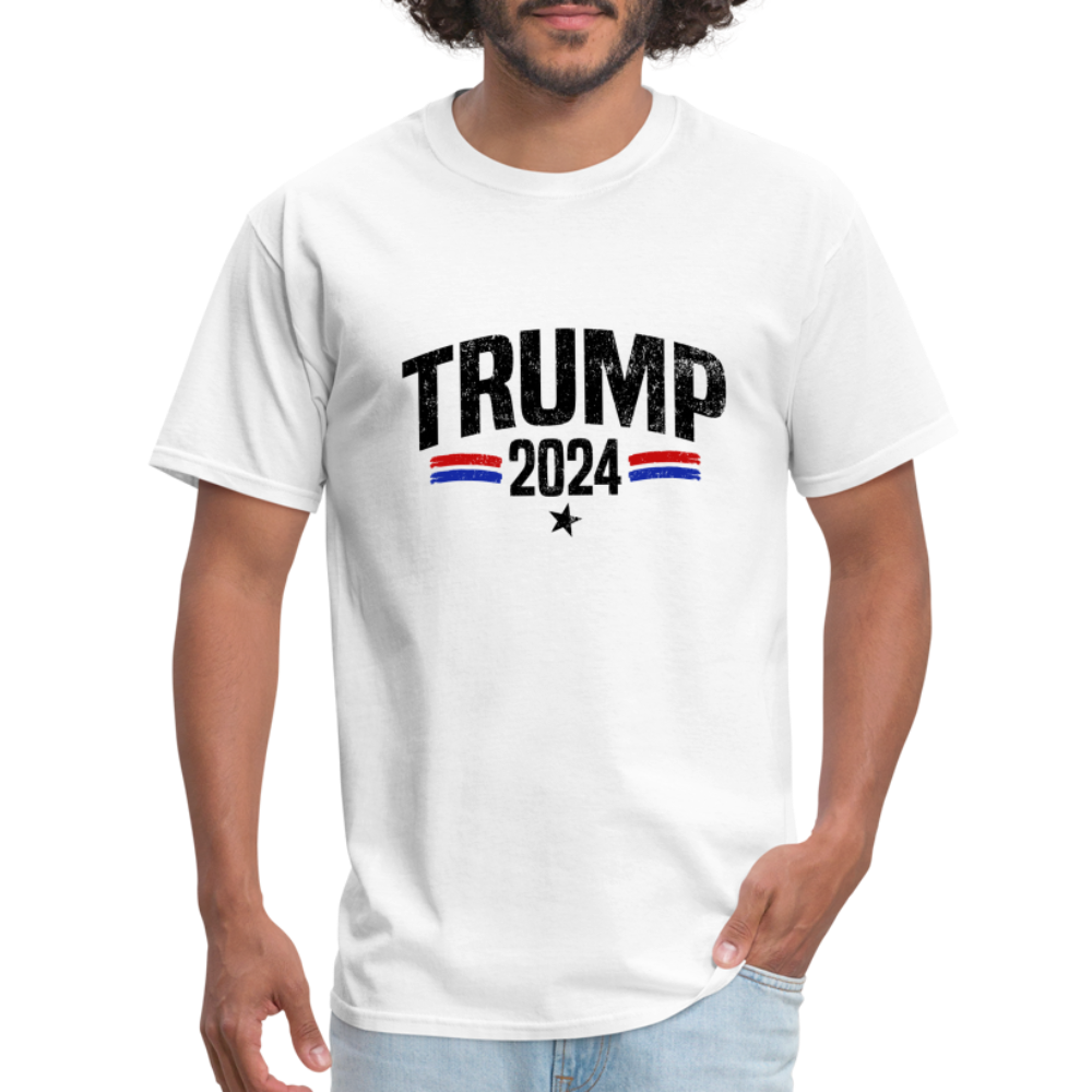 Trump 2024 I Am Voting For The Felon T-Shirt (Front and Back) - white