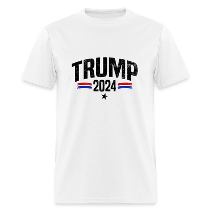 Trump 2024 I Am Voting For The Felon T-Shirt (Front and Back) - white