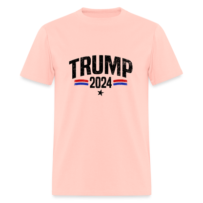 Trump 2024 I Am Voting For The Felon T-Shirt (Front and Back) - blush pink 