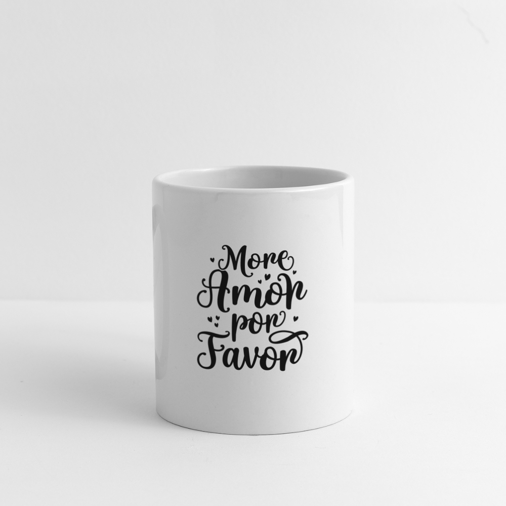 More Amor Por Favor Coffee Mug - white