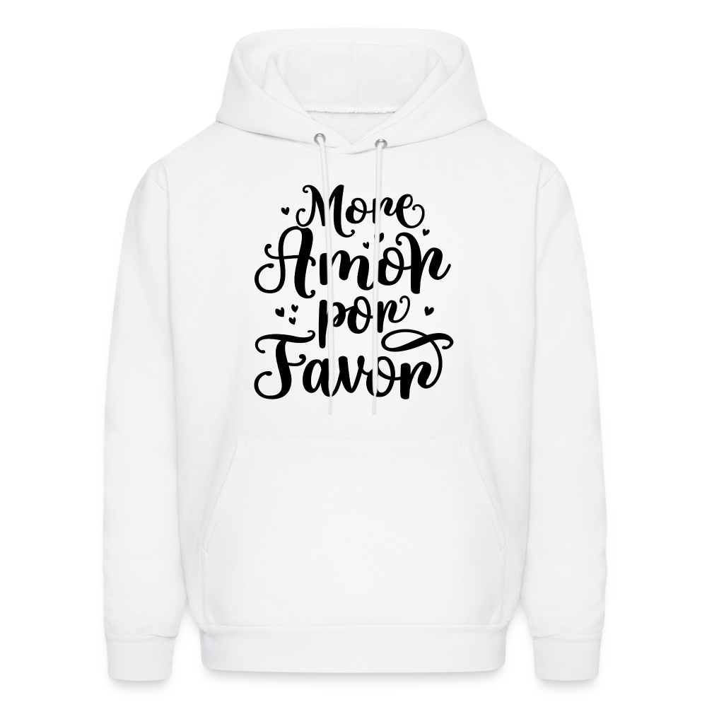 More Amor Por Favor Hoodie - white