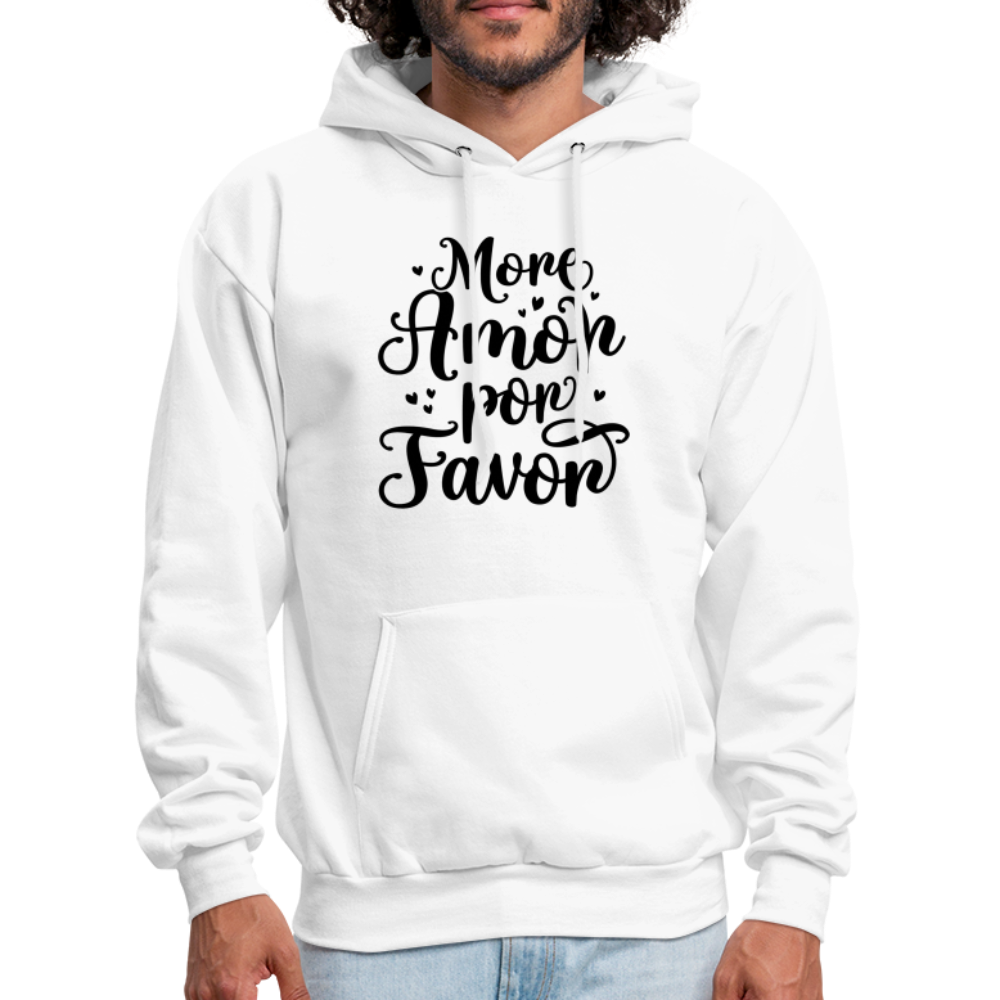 More Amor Por Favor Hoodie - white