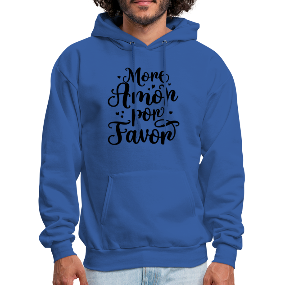 More Amor Por Favor Hoodie - royal blue