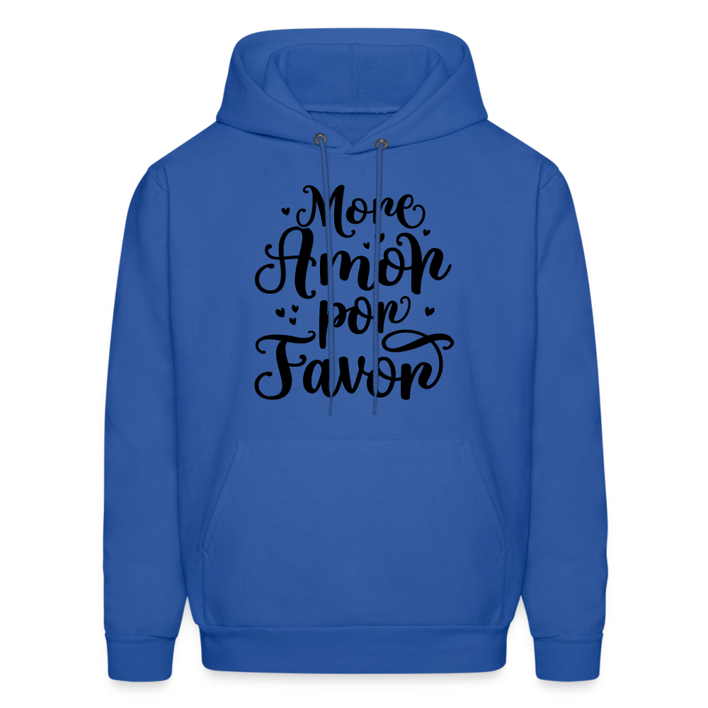 More Amor Por Favor Hoodie - royal blue