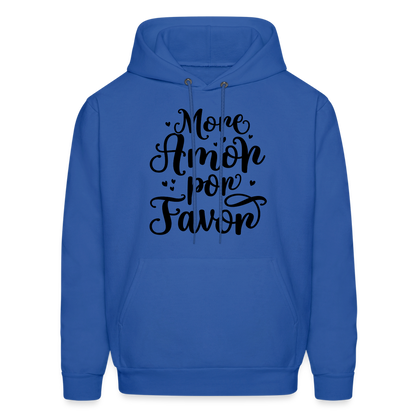 More Amor Por Favor Hoodie - royal blue