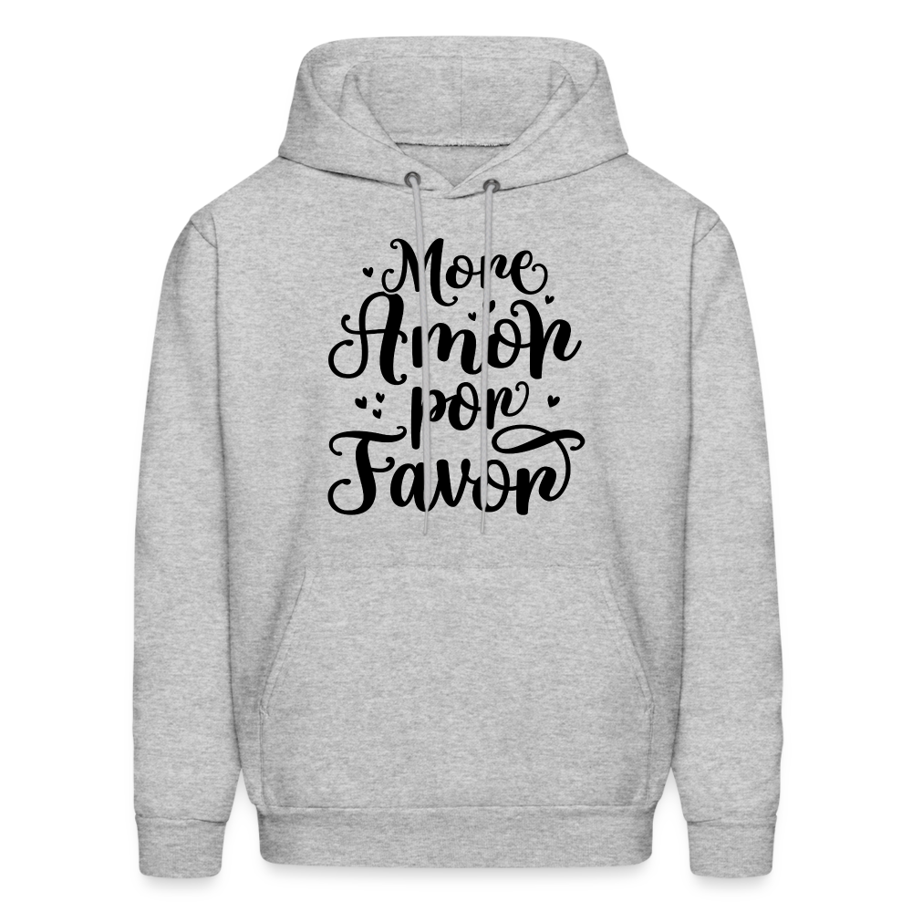 More Amor Por Favor Hoodie - heather gray