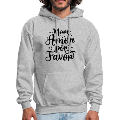 More Amor Por Favor Hoodie - heather gray