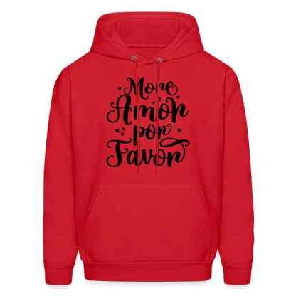 More Amor Por Favor Hoodie - red