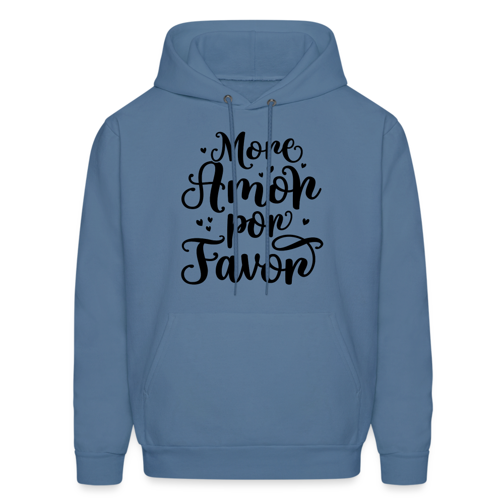 More Amor Por Favor Hoodie - denim blue