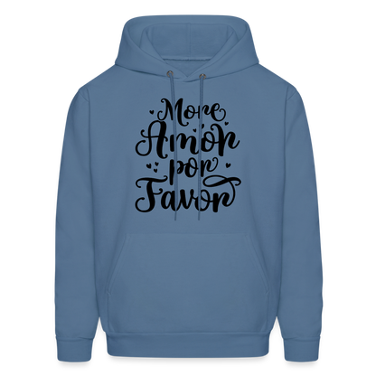 More Amor Por Favor Hoodie - denim blue