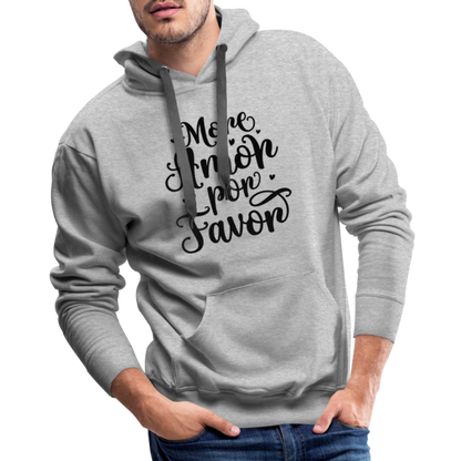 More Amor Por Favor Men’s Premium Hoodie - heather grey