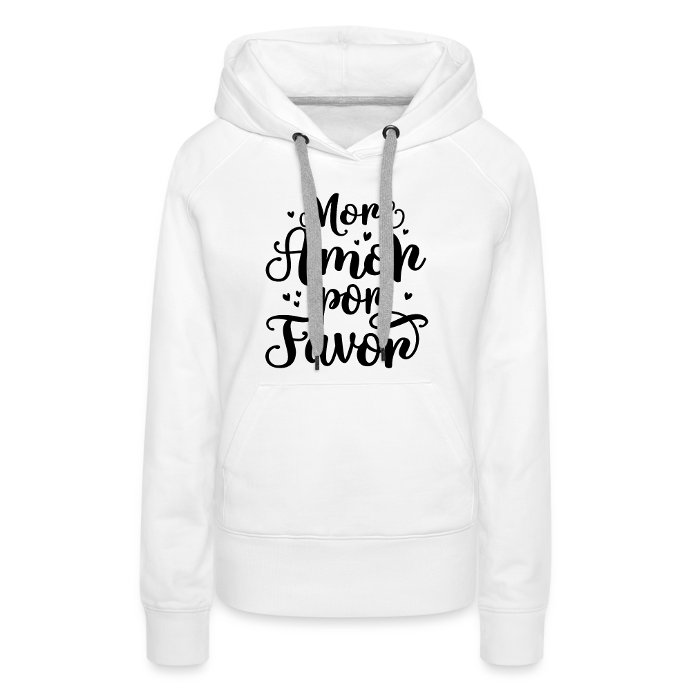 Women’s Premium Hoodie - white