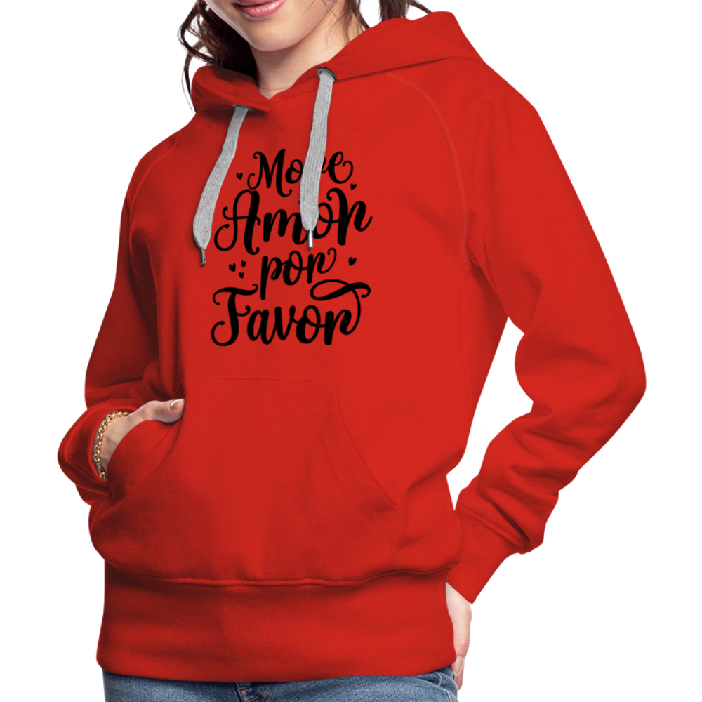 Women’s Premium Hoodie - red