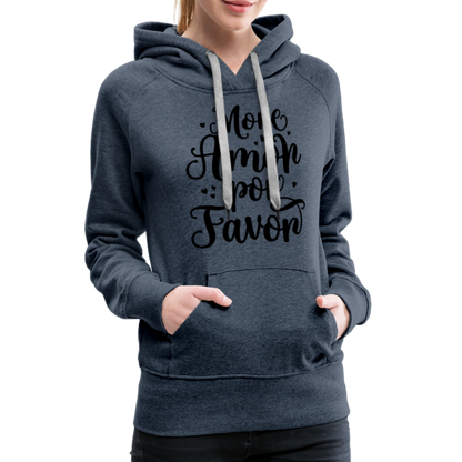 Women’s Premium Hoodie - heather denim