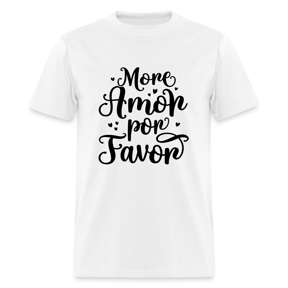 More Amor Por Favor T-Shirt - white