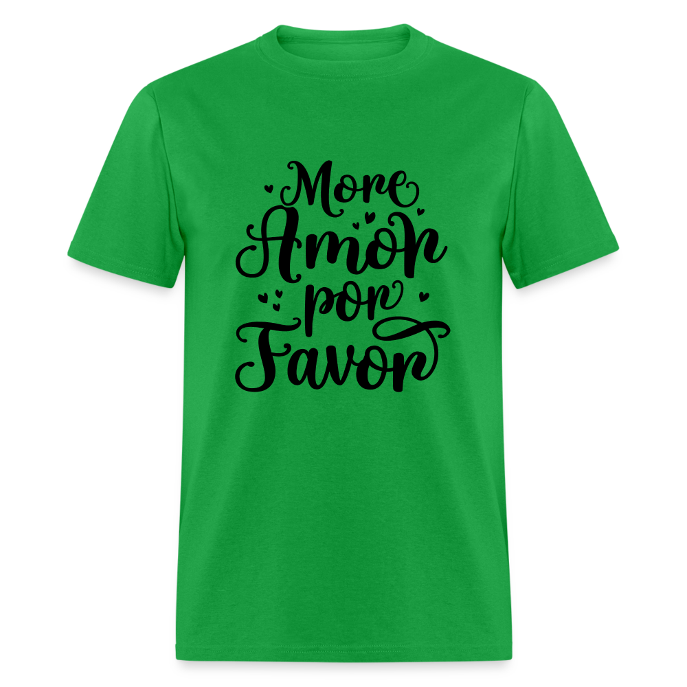 More Amor Por Favor T-Shirt - bright green