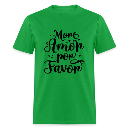 More Amor Por Favor T-Shirt - bright green