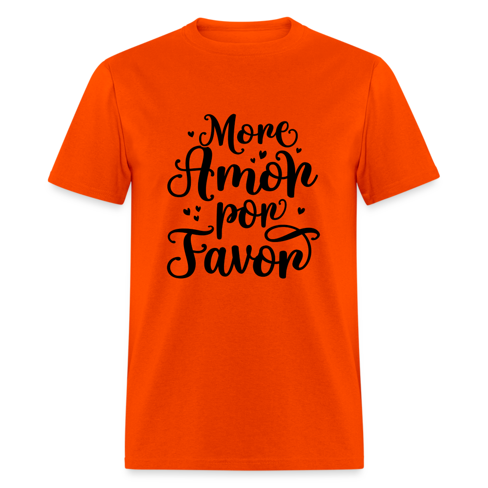 More Amor Por Favor T-Shirt - orange