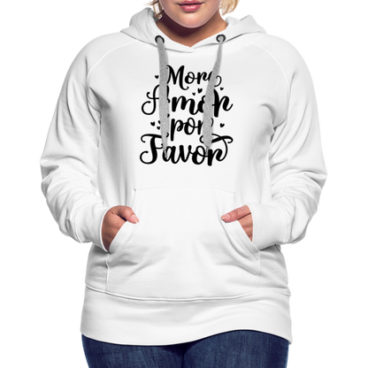 More Amor Por Favor Women’s Premium Hoodie - white