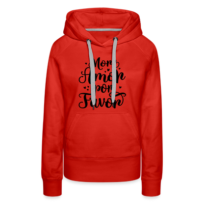 More Amor Por Favor Women’s Premium Hoodie - red