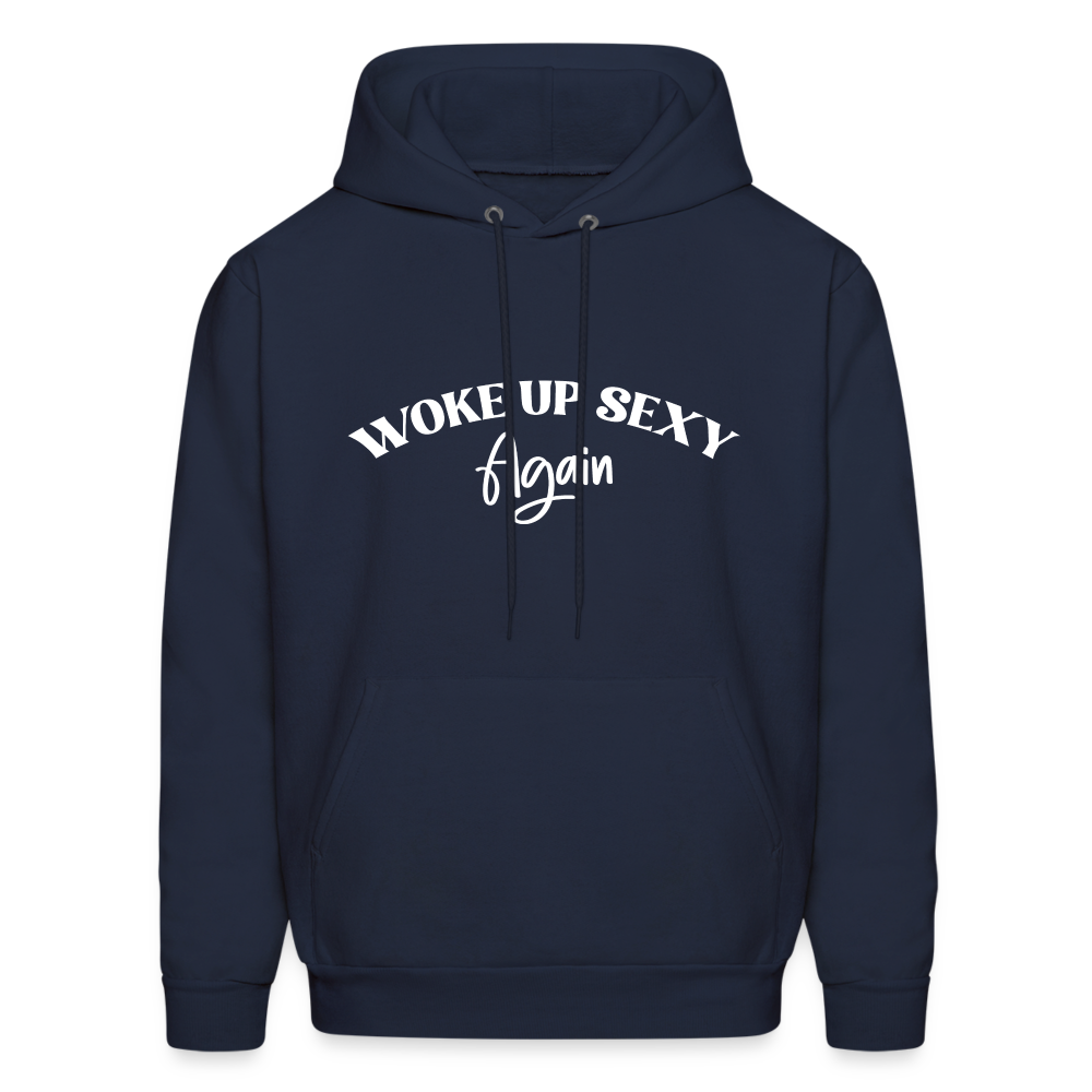 Woke Up Sexy Again Hoodie - navy