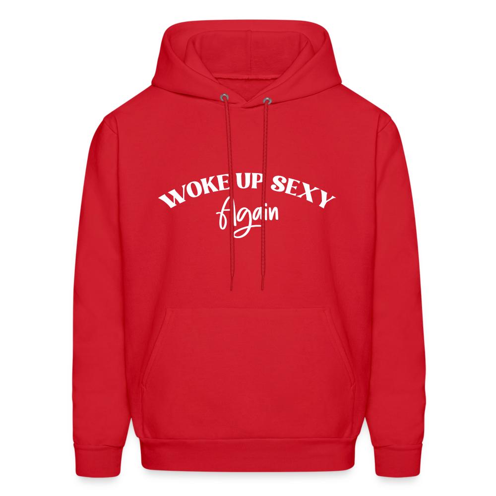 Woke Up Sexy Again Hoodie - red