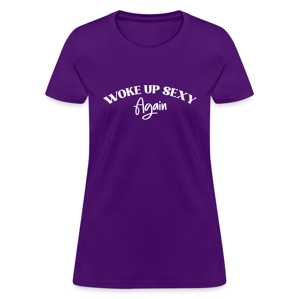 Woke Up Sexy Again Women's T-Shirt - purple